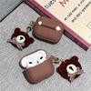 Bow Tie Bear Key Ring Cartoon Schoolbag Pendant Girls Key Chain Bag Pendant Korean Style Key Chain