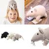 Gosig Ratta Black Rat Soft Toy High-quality Fabric And Pp Cotton Filling For Ultimate Comfort