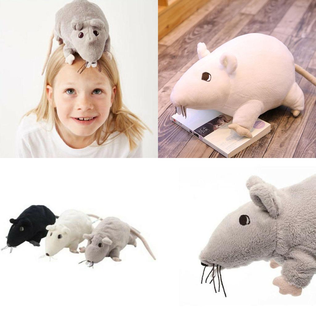 Gosig Ratta Black Rat Soft Toy High-quality Fabric And Pp Cotton Filling For Ultimate Comfort