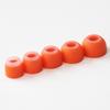 New Symbio W Medical-Grade Hybrid Eartips 6-Piece Set (3 Sets) Silicone x Urethane Memory Foam Flexible Nozzle Fit Sound Isolation