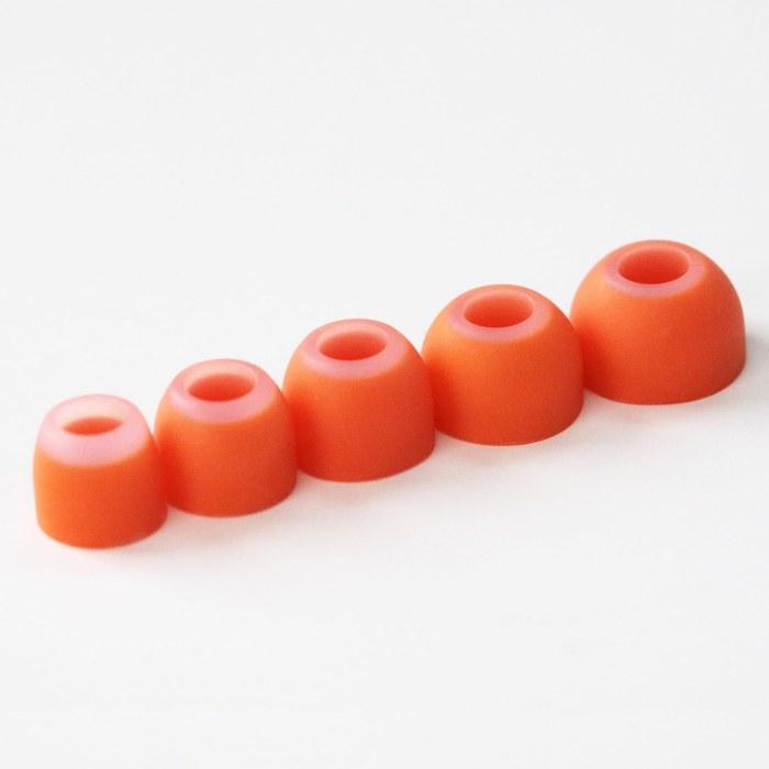 New Symbio W Medical-Grade Hybrid Eartips 6-Piece Set (3 Sets) Silicone x Urethane Memory Foam Flexible Nozzle Fit Sound Isolation