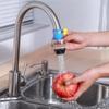 Фильтр с креплением на кран, бытовой водосберегающий спринклер, вращающийся 6-слойный очиститель проточной воды, защита от брызг для кухонной раковины
