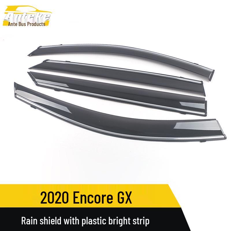 Encore GX Rain Guards: Trim with Bright Strips, Modified Accessories for 20 Models
