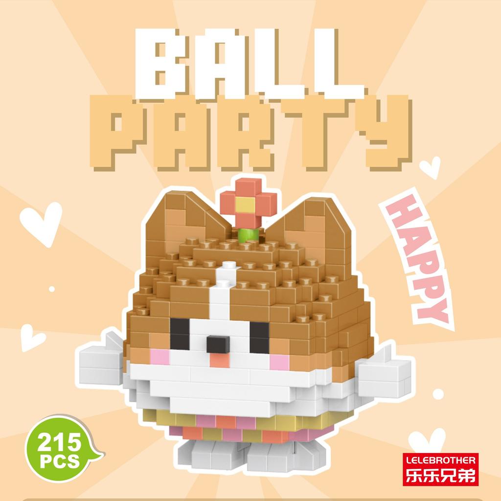 Серия кукол-животных из микрочастиц, строительные блоки, детские сборные игрушки