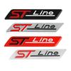 1pcs 3D Car Sticker ST LINE Logo Emblem Badge for F/ord K/uga 2018 Fo/cus Mk3 Fie/sta 2019  Ec/osport 2009 - 2015 Mon/deo