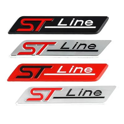 1 шт. 3D автомобильная наклейка ST LINE с логотипом, эмблема, значок для f/ord k/uga 2018 Fo/cus mk3 Fie/sta 2019 Ec/osport 2009-2015 Mon/deo