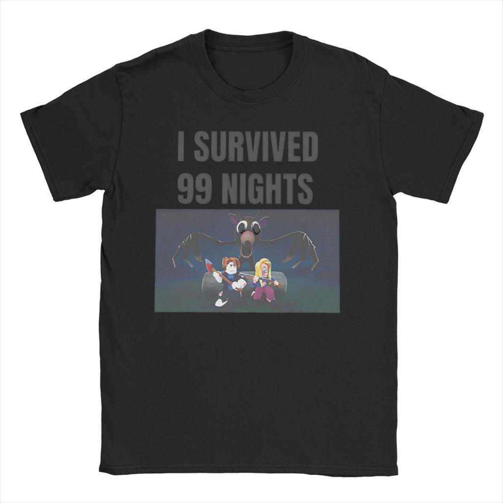 99 Nights In The Forest for Unisex WoUnisex T Shirts Game Cartoon Tees Short Sleeve Round Neck TShirt Cotton Graphic Printed Clothes