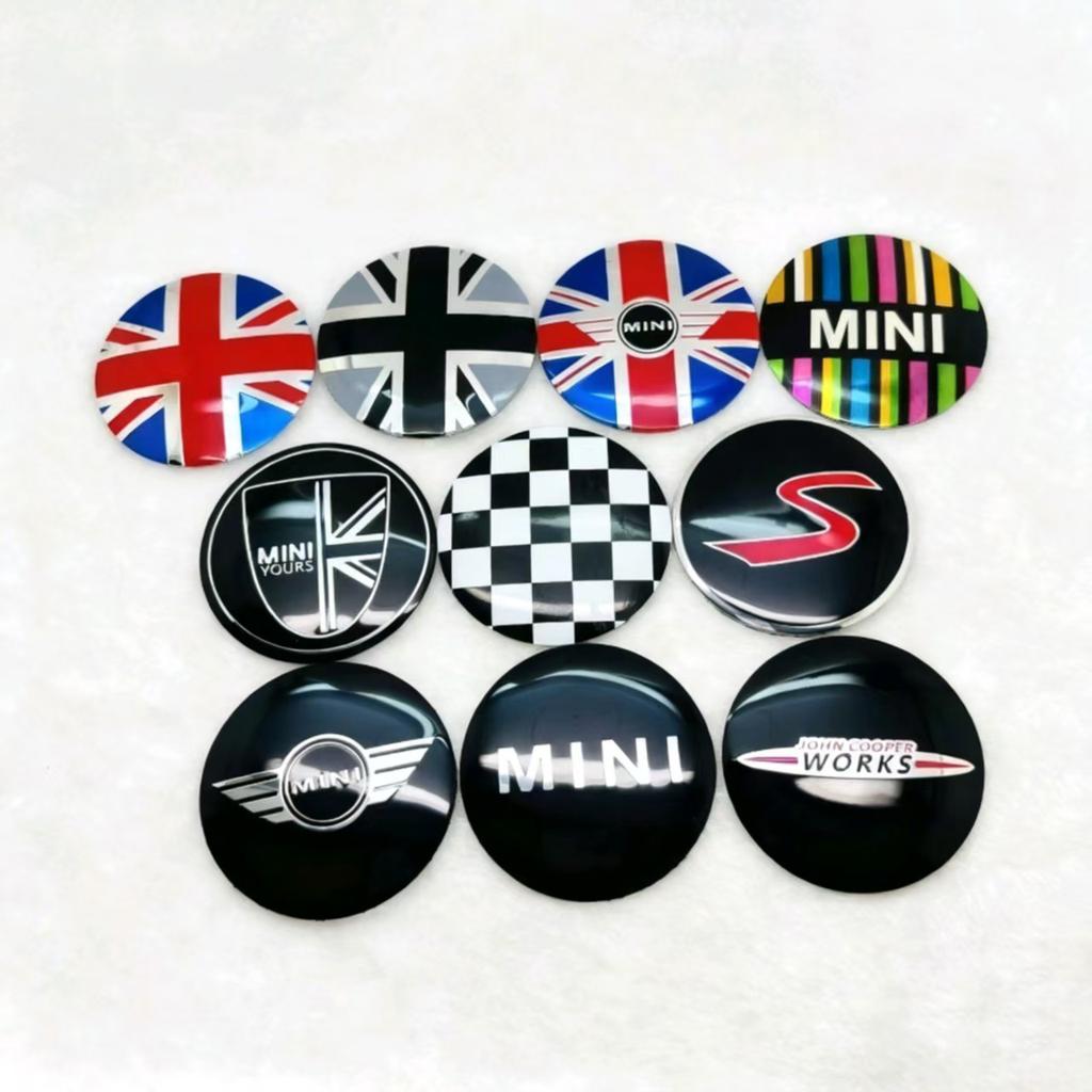 Car Emblem Wheel Hub Cover Sticker Accessory For BMW Mini Works Cooper F54 F55 F56 F57 F60 R50 R52 R53 R55 R56 R57 R58 R59 R60