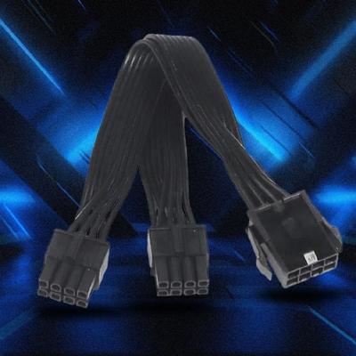 PCIe 8Pin (мама) на два 8Pin (4+4) Кабель-адаптер питания PCIExpress 8 контактов (папа) - 8 контактов (папа) для ЦП