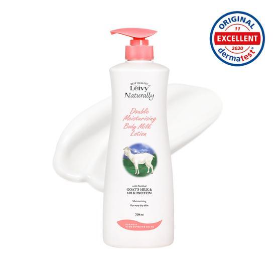 Leivy Large Capacity Goat Milk Body Lotion and Body Wash