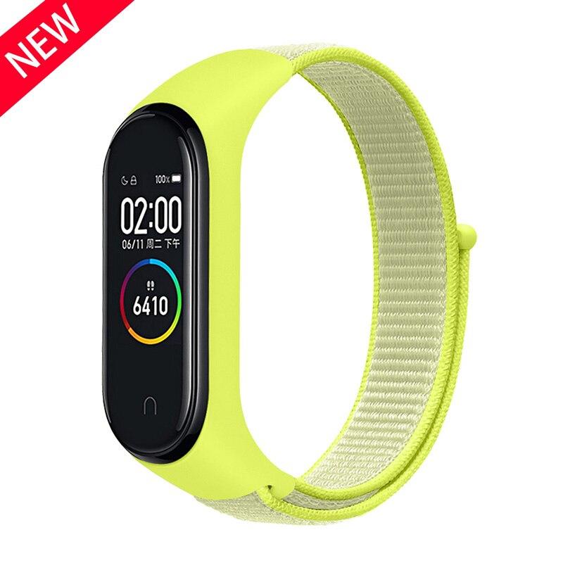 Nylon Strap for Xiaomi Mi Band 6 5 3 4 Bracelet Wristband Sports Breathable Bracelet For Miband 6 4 3 5 Replacement Strap