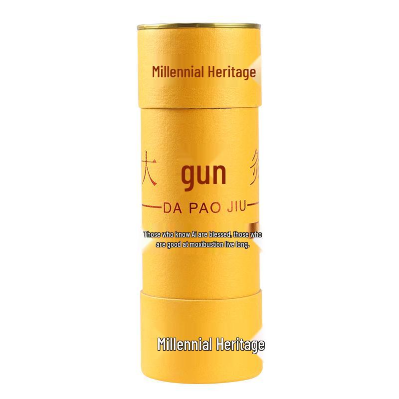 Moxibustion Cylinder Stone Mill Moxa Wool Thunder-Fire Stick Extinguisher 7cm Thick Mugwort Cone