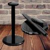 Sturdy Wood Helmet Display Stand Black