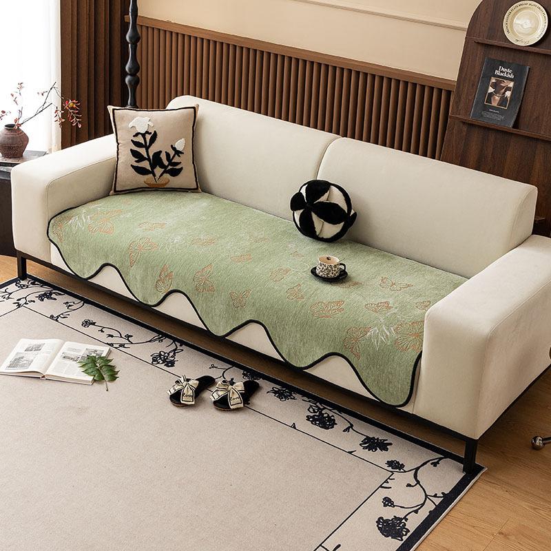 Light Luxury Special-Shaped Sofa Cushion Butterfly Universal In All Seasons Irregular Chenille Non-Slip Seat Cushion Sofa Towel Simple Cover