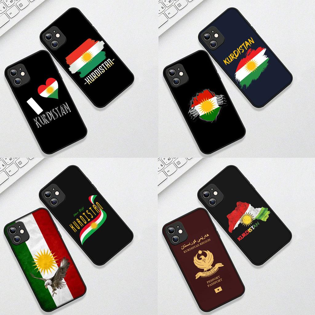 Soft Cover for OPPO A38 A18 A17 A40 A60 A80 A16 A78 A79 A54 A55 A57 4G 5G Coque Phone Case Kurdistan Flag
