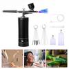 Portable Airbrush Kit High-Pressure Non-Clogging Air Brush Set Cordless Rechargeable Manicure Airbrush Tool for Painting Nail Art Makeup