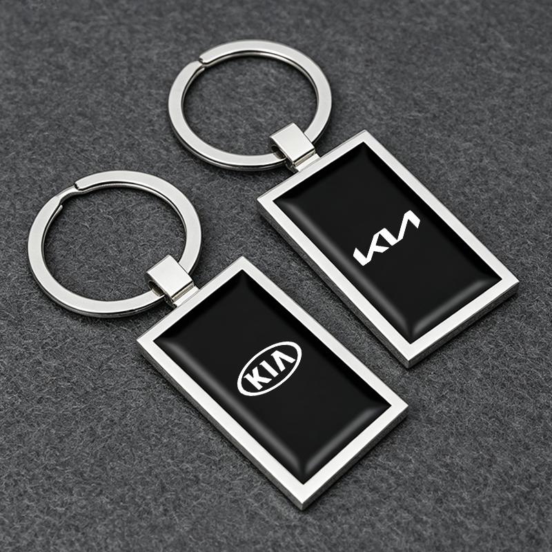 Брелок-подвеска на ключ автомобиля Металлическое кольцо Клапан Для KIA K5 K9 Sorento Ceed Sportage Carnival Stinger Niro Cadenza Soul Cerato EV6 sdvc80