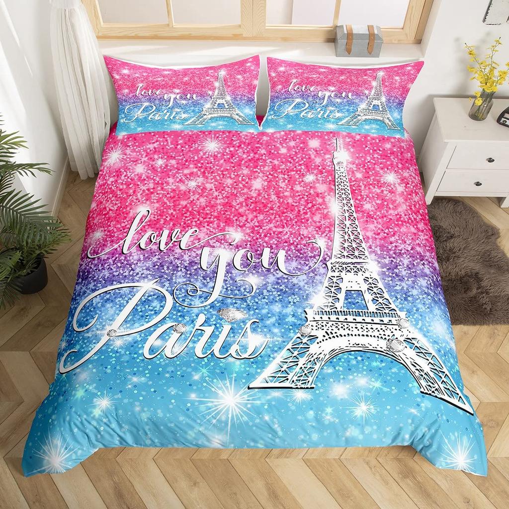 Luxury Shining Diamond Duvet Covers For Kids Boys Girls Lightweight Quilt Covers Jewelry Bedding Sets Bling Party Bedroom Decor