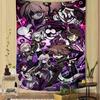 VIKAMA Баннер в стиле Dark Academy Anime Логотип Danganronpa Фон Подходит для Мероприятий с Аниме-Товарами Декор Тканевое Украшение