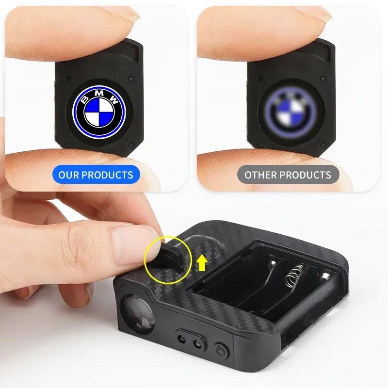Беспроводной проектор логотипа автомобиля на дверь LED теневые огни Лампа для BMW E46 E85 E60 F10 E39 F30 E36 F20 E87 E90 E70 X5 X3