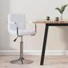 VidaXL Bar Stool White Faux Leather