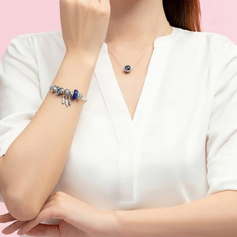Pandora Star Wish to Shine 925 Silver Bracelet Women's Silver ZT0554