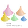 5 шт./набор Кухонные штабелируемые воронки Компактные красочные воронки для наполнения бутылок Пищевые воронки для ежедневного использования
