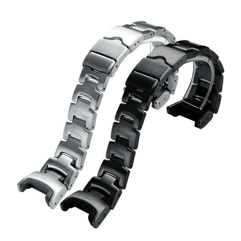 Легкий титановый ремешок Для часов Casio Protrek PRG-240 PRG-130Y PRW-1500 Металлический браслет с вогнутым креплением мужской Силиконовая резиновая лента