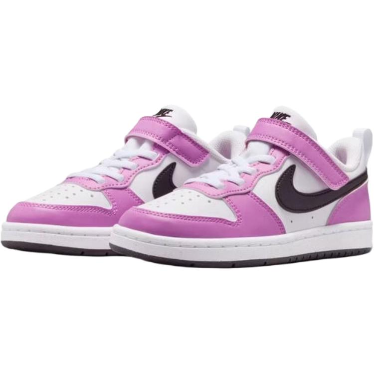 Nike Кеды Court Borough Low top для скейтбординга Розово-белые Детские DV5457-136