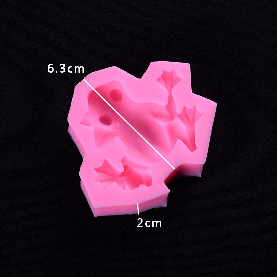 Силиконовая форма для помадки в виде лягушки, украшение для шоколадного торта «сделай сам», принадлежности для выпечки, глиняная гипсовая форма