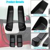 Jaronx Compatible With -2026 Tesla Model S Door Side Organizer, 4PCS Front Rear Doors Pockets Erts Storage Tray For Tesla Model S Accessories    2024