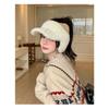 Women Winter Fleece Cat Ear Earmuff Hat Korean Sweet Style Hat