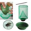 Fly Trap with Bait Tray Fly Cage Fly Catcher Reusable for Indoor Outdoor Restaurants Backyard