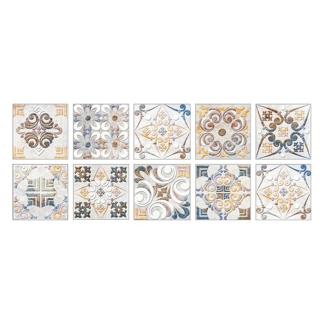 10 листов кухонная клейкая настенная плитка, наклейка для пола, украшения ванной комнаты, очистка и приклеивание фартука, водонепроницаемые керамические обои, 3d настенная панель