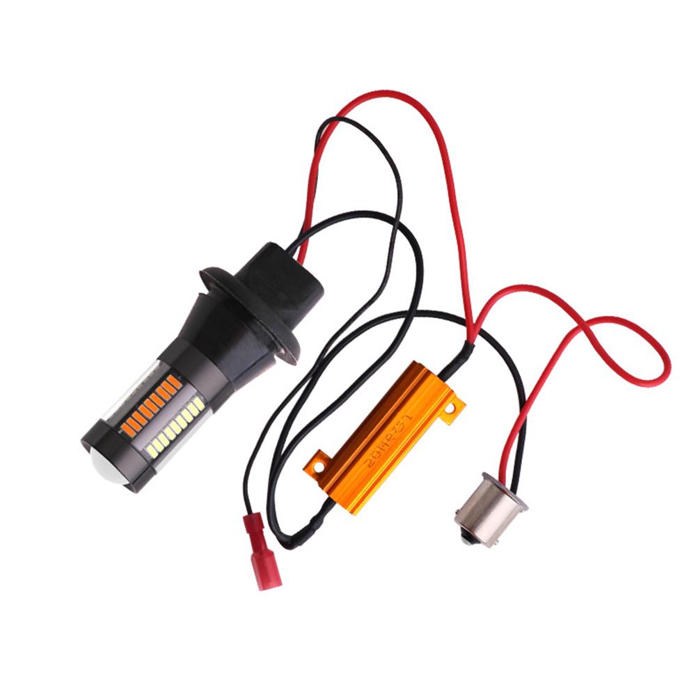 2X LED 1156 PY21W BAU15S P21W BA15S T20 7440 W21W WY21W Dual Color Double Mode Canbus No Error DRL Turn Signal Lamp White Yellow