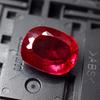 9.65 Ct Natural Loose Gemstone Red Ruby Cushion Cut CERTIFIED X-025