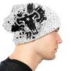 Черный клевер, черный бык, шапки с черепами, модные зимние теплые шапки унисекс, женская вязаная шапка унисекс для взрослых, шапки с капюшоном в стиле аниме манга