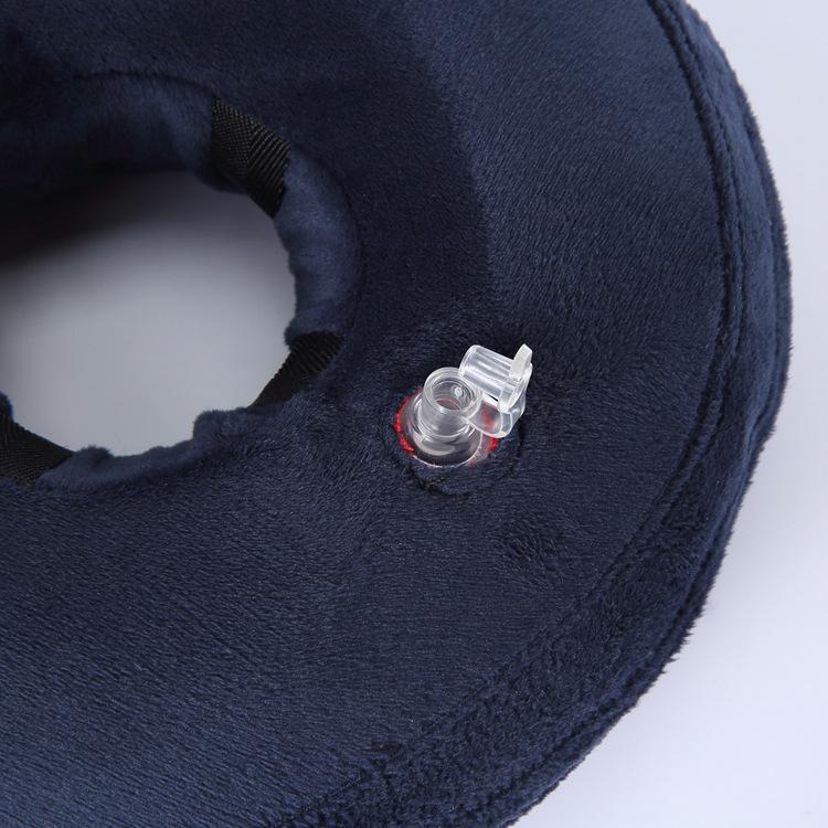 Надувной ошейник для домашних животных, защита от укусов, елизаветинский воротник, милый защитный воротник для кошек, собак, щенков, E-конусный ошейник для маленьких и больших собак