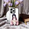 K-Kaoru H-Hana wa Rin to S-Saku Чехол для телефона Для iPhone17,16,15,14,13,12,11 Plus,Pro Max Черный Конфетный Посеребренная Крышка