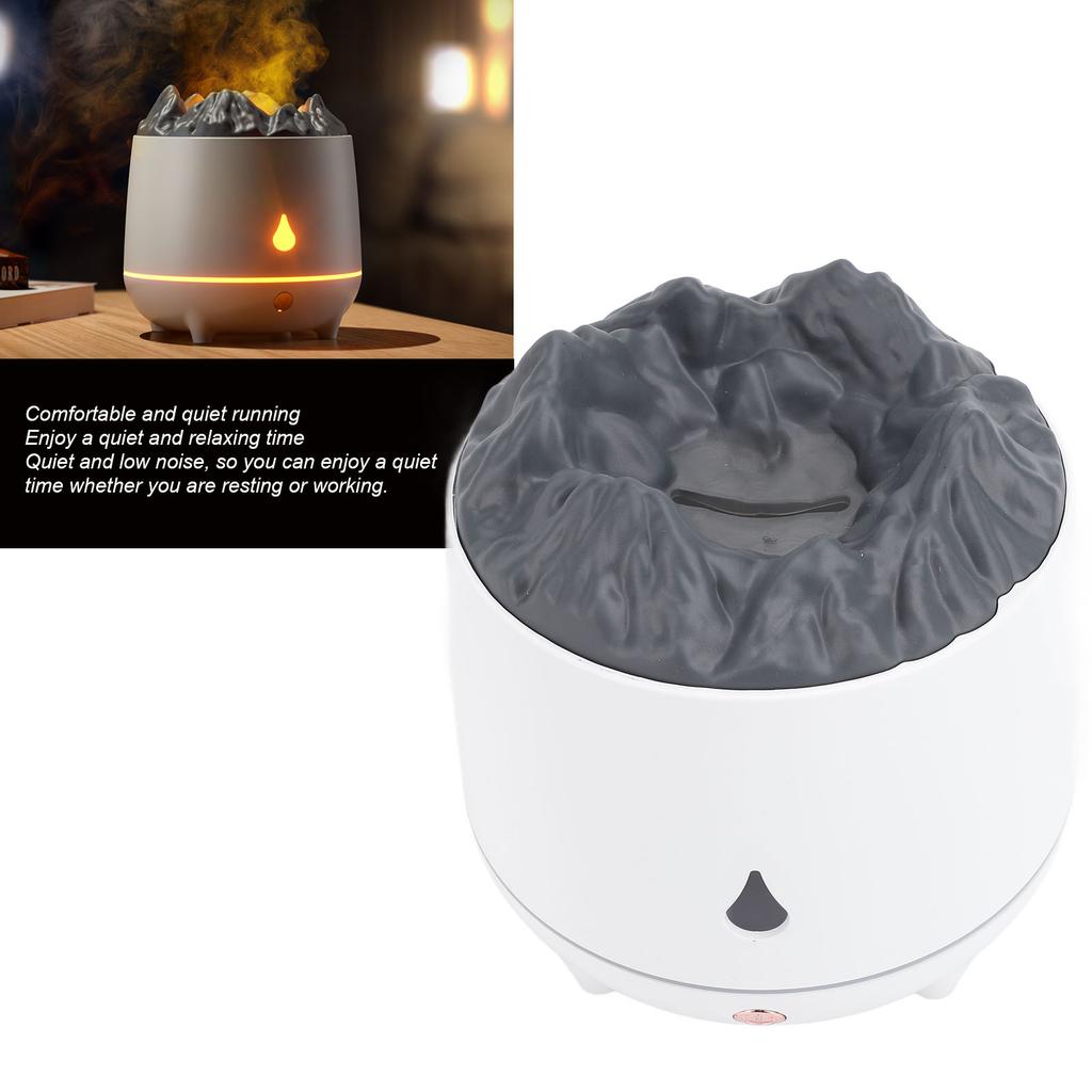 Volcano Humidifier Diffuser Timer Quiet Anti Dry Heating 2 Modes USB Volcano Essential Oil Diffuser Humidifier for Home Desktop