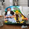 Customizable The Wizard of Oz2 Throw Blanket – Personalized Name, All-Season Cozy Snug Blanket, Machine Washable, Personalized Blanket