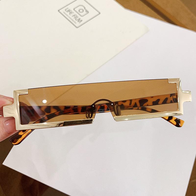 New Borderless Bounding Square Sunglasses Women Design Brand Sun Glasses Half Frame Fashion Eyewear UV400 Oculos De Sol