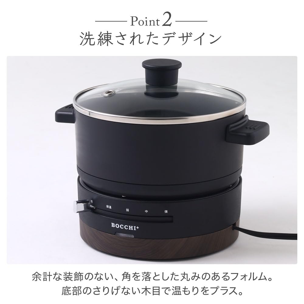 2WAY Плита-кастрюля для одного человека Высокий нагрев Плавная температура Холодильник с электрическим 2 электрическим грилем Стекло с электрическим Один человек Один