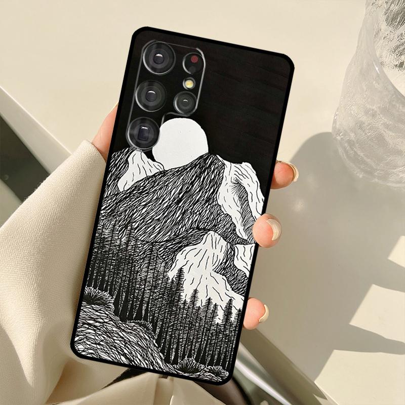 Природа горные вершины для Samsung Galaxy S22 Ultra S21 S20 FE S8 S9 S10 Note 10 Plus Note 20 Ultra чехол для телефона