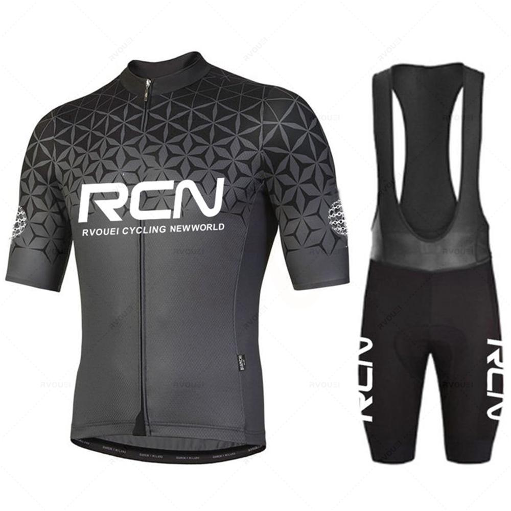 Новый летний велосипедный трикотаж Rcn Pro Team, мужской костюм для гоночного велосипеда, дышащая одежда для горного велосипеда, Mallot Ciclismo Hombre
