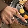 Ventfille Медь Ретро Сердце Широкое Глянцевое Сеть Красный Кольцо Для Женщин Девочек Подарок Украшения Dropshipping