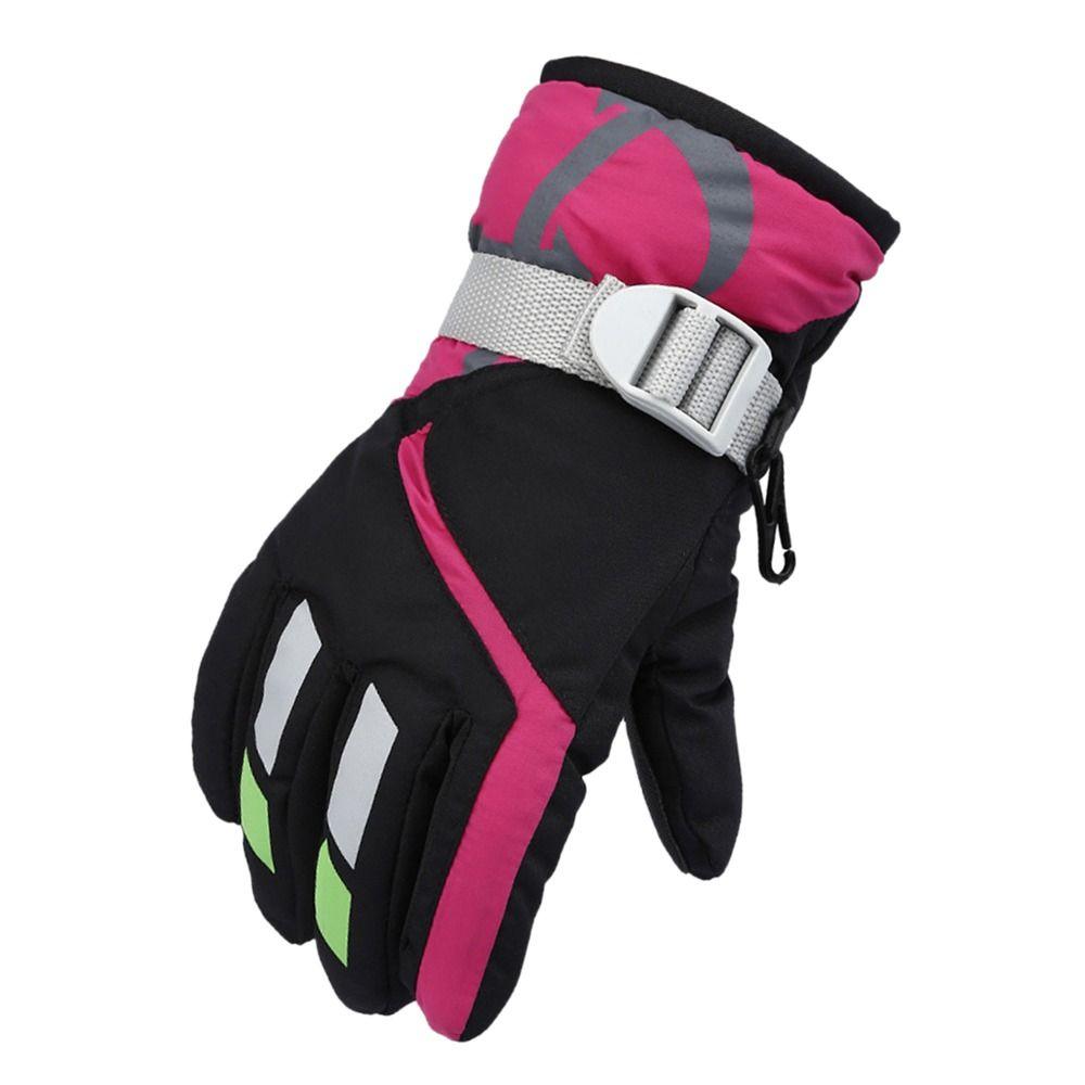 Waterproof Children Ski Gloves Windproof Winter Warm Cute Kid Gloves  Snow Snowboard