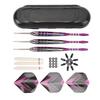 Darts Set Professional Efficient Portable Lightweight Aluminum Shaft Steel Tip Darts Kit for