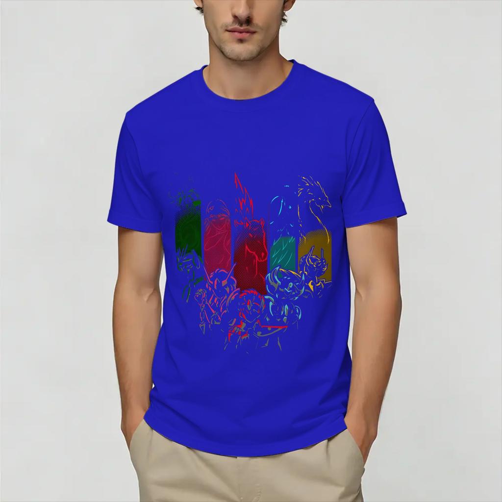 Ikki Saint Seiyas Cotton TShirt For Adult Summer Y2K Fun T Shirts Comfortable Trendy Tee Shirt Oversize Custom Logo Clothing