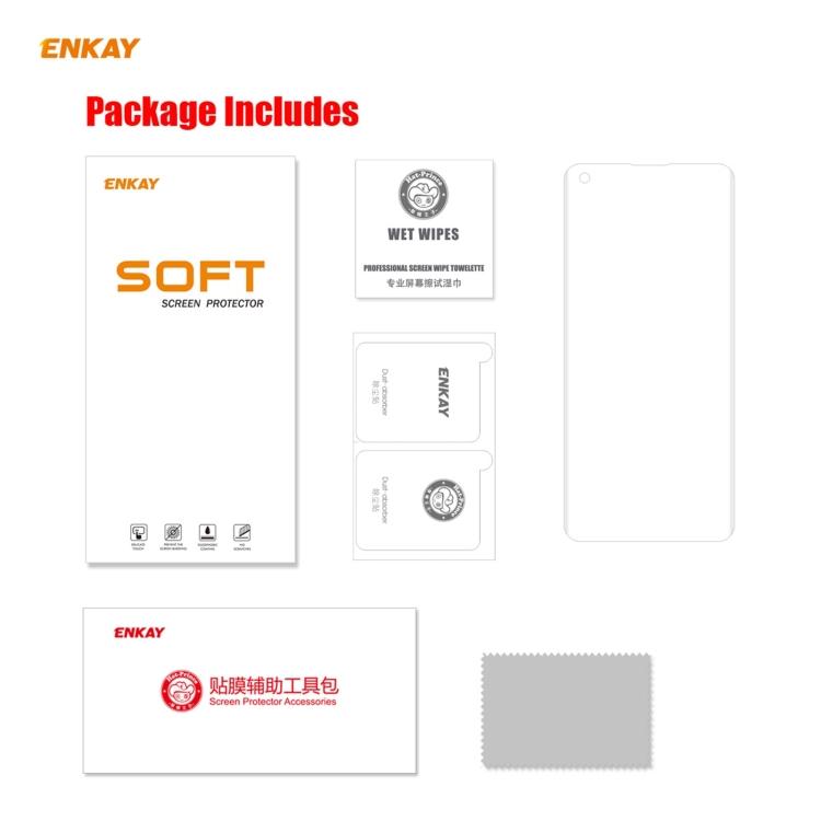For OnePlus 9 Pro ENKAY Hat-Prince 3D Full Screen PET Curved Hot Bending HD Screen Protector Soft Film